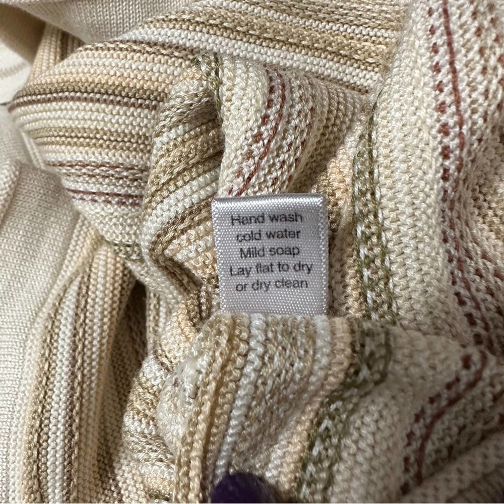 Peruvian Connection Neutral Multi Color Pima Cott… - image 6